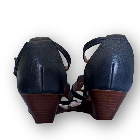 Tory Burch Chandler Wedge 50MM Wedge Sandal Black Size 8 in Box with Dust Bag - Picture 6 of 14